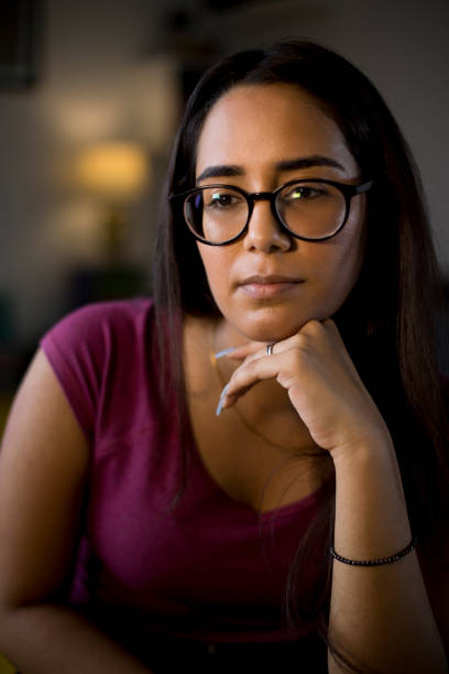 istock Thoughtful young woman at home 1334128501