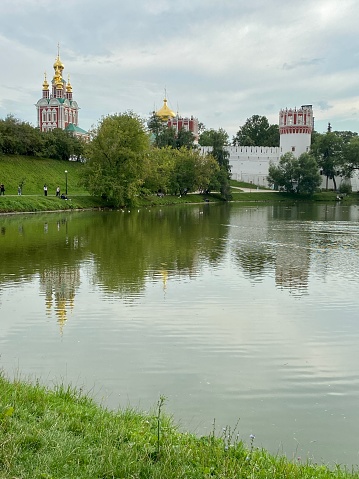 Novodevichy Convent in Moscow, Russia. UNESCO World Heritage Site.
