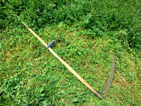Scythe for mowing grass
