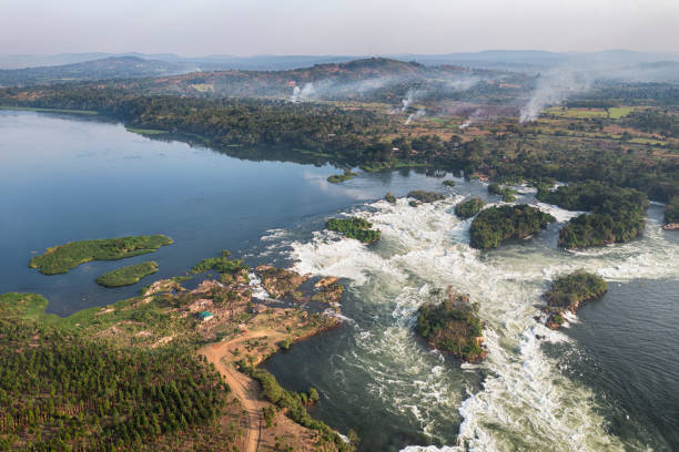 istock Victoria Nile River with the Busowoko Falls, Uganda 1334150091