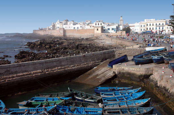 istock Old portuguese architecture in Essaouira (mogador) in Morocco 1334151104