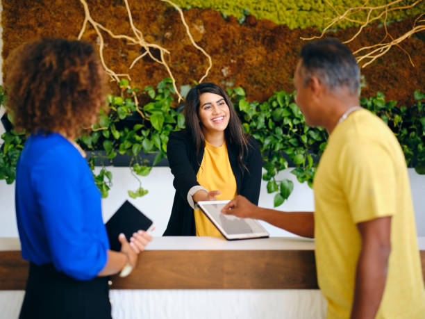 istock Business Lobby Receptionist 1334151286