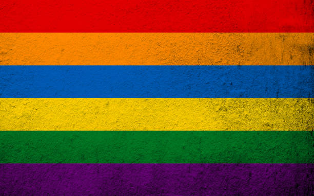 istock Ukraine Rainbow LGBT pride flag. Grunge background 1334180460