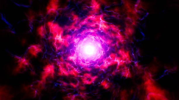 istock Crimson Dark Energy Neon Background 1334183857