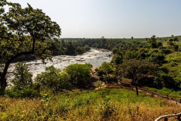 Gurara River River Gurara in Niger State of Nigeria. niger state stock pictures, royalty-free photos & images