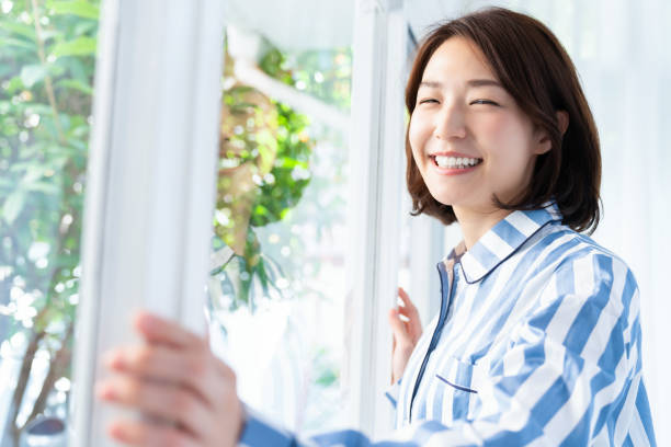 istock asian woman in night clothes 1334203137