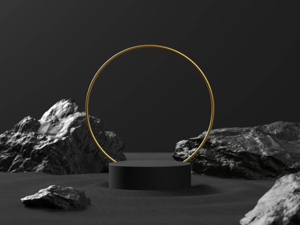 istock Abstract background. mock up scene for product display. 3d render 1334203168