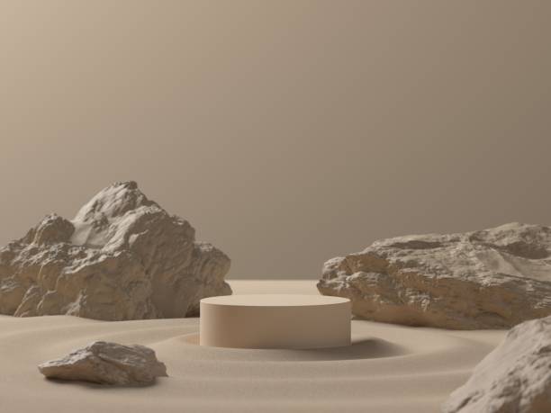 istock Abstract background. mock up scene for product display. 3d render 1334203170