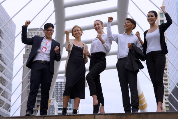 istock employee in the city. 1334204548