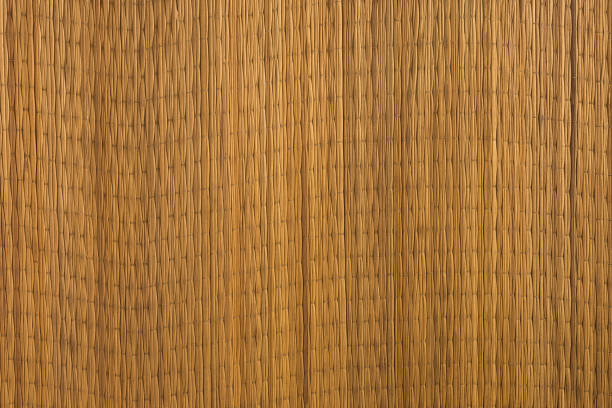 istock reed mats background, handmade plaited reeds, texture 1334206819