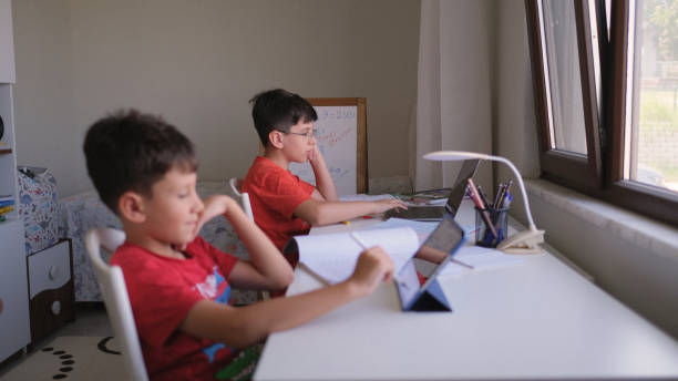 istock small children study at home 1334215991