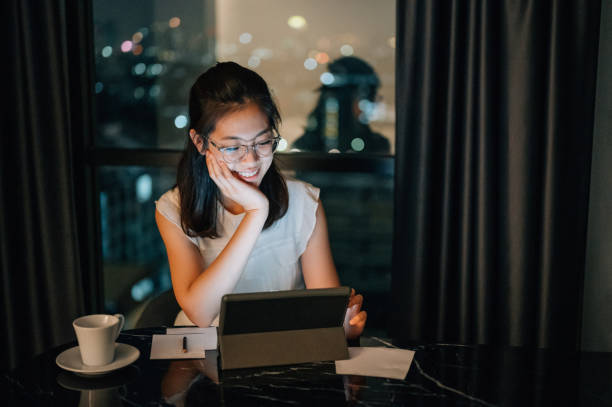 istock Covid-19 Forth wave asia chinese / taiwanese /vietnamese have problem about online learning education from home schooling 1334217335