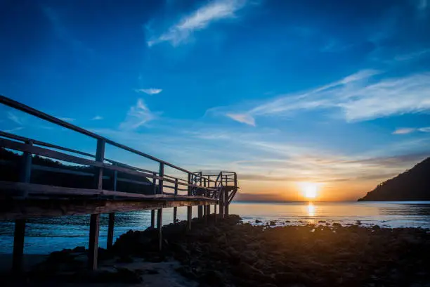 Photo of Sunset in Philippines sea view from Pico De Loro