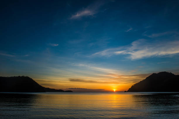 istock Sunset in Philippines sea view from Pico De Loro 1334226258