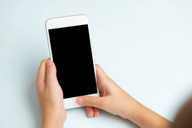 Boy using phone