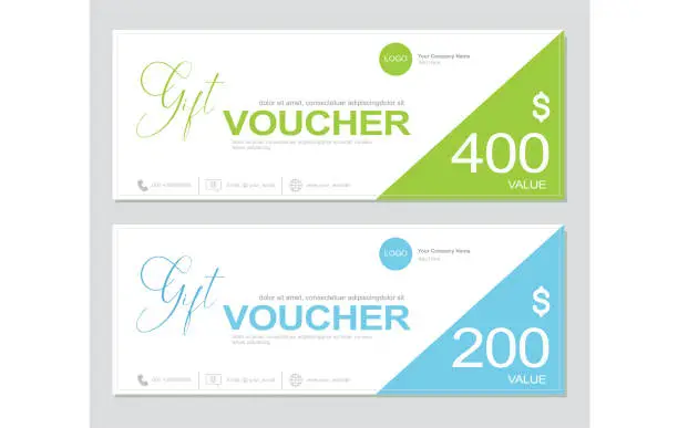 Vector illustration of Gift Voucher template, coupon design, ticket, banner, cards, polygon background, vector illustration stock illustration
Banner - Sign, Web Banner, USA, Gift Certificate or Card, Template