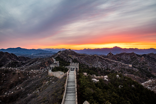 The Great Wall sunset