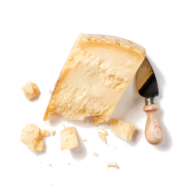パルメザンチーズの一部 - パルメザンチーズ ストックフォトと画像