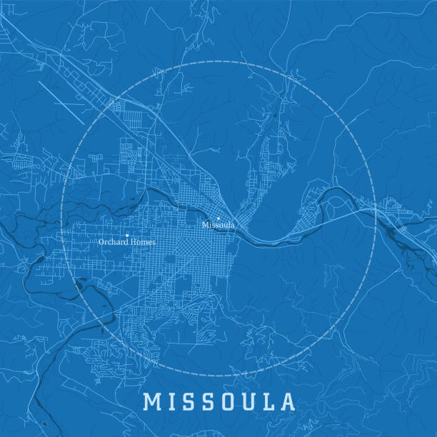 Missoula MT City Vector Road Map Blue Text Missoula MT City Vector Road Map Blue Text. All source data is in the public domain. U.S. Census Bureau Census Tiger. Used Layers: areawater, linearwater, roads. missoula stock illustrations