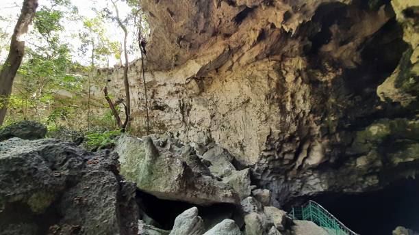 istock cave three eyes and an underground lake, next to Santo Domingo 1334232846