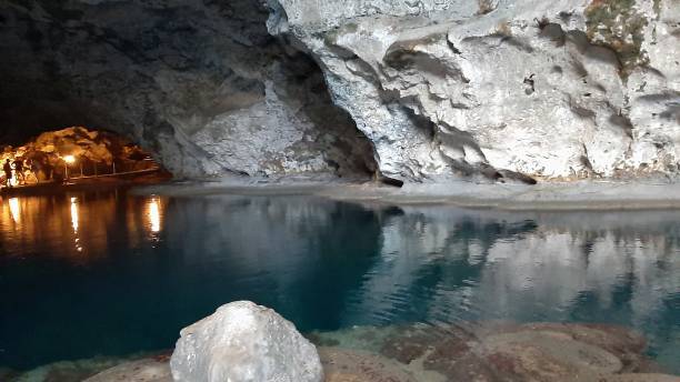 istock cave three eyes and an underground lake, next to Santo Domingo 1334233017