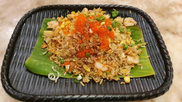 istock Fried Rice With Egg And Seafood In Singapore 1334234128