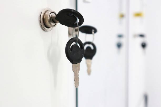 istock the key hanging in the keyhole 1334235870