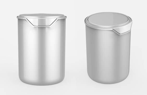 istock Paint can with a lid isolated on white background 1334236217