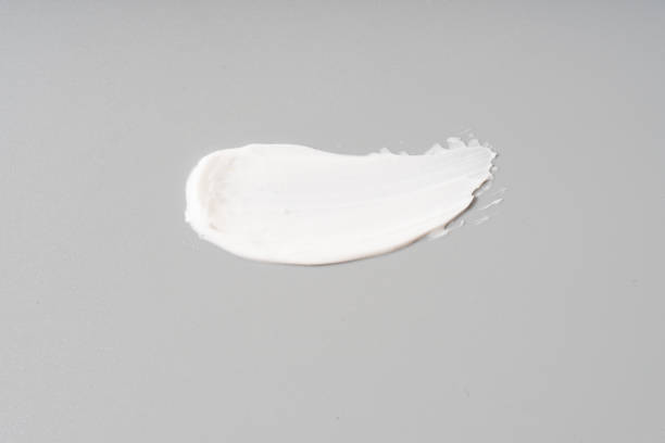 istock white cosmetic face cream texture on white background 1334244960