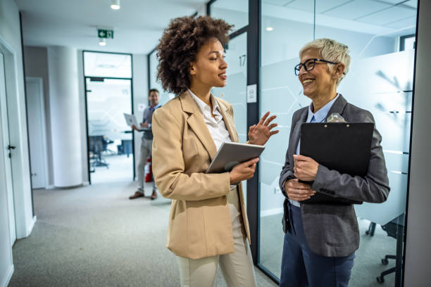 istock Colleagues having a discussion in an office 1334247450