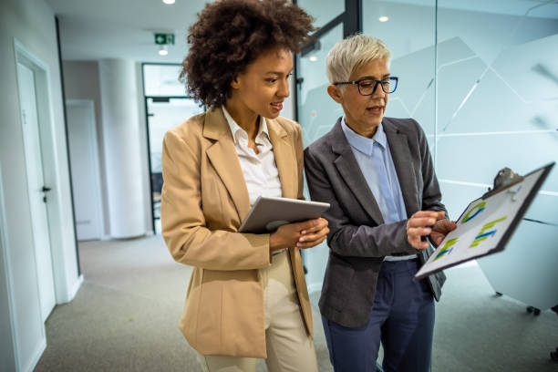 istock Colleagues having a discussion in an office 1334247479
