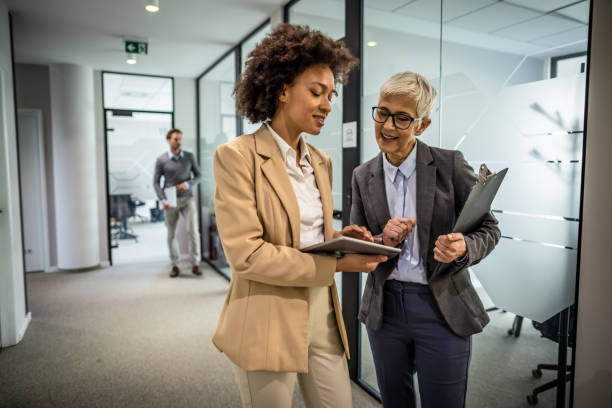 istock Colleagues having a discussion in an office 1334248190