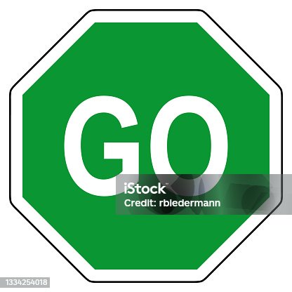 istock Go and stop sign 1334254018