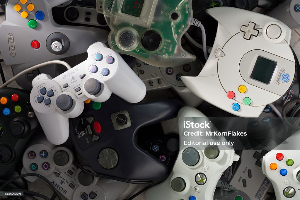Game controller di - Foto stock royalty-free di Playstation