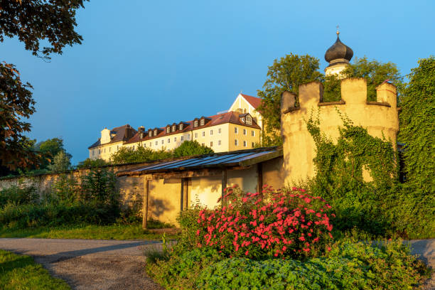 Bernried monastery in morning light