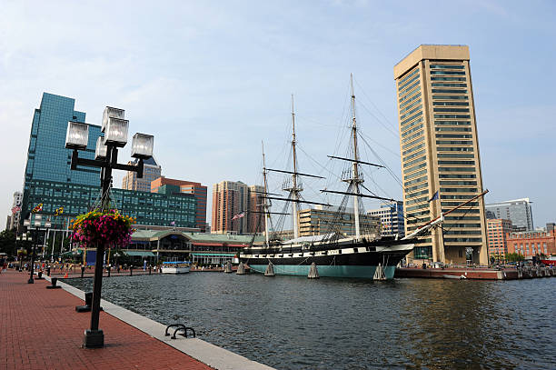 Porto de Baltimore - fotografia de stock