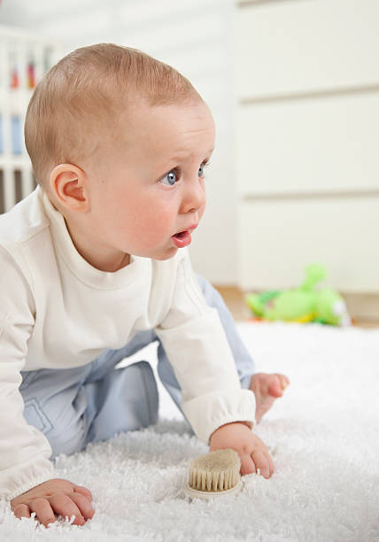 Adorable Baby Boy stock photo