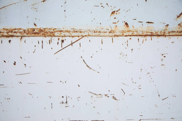 istock Rusted on surface of the old iron 1334261009