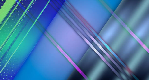 istock Abstract shiny geometry background. Futuristic technology banner design. 1334266291