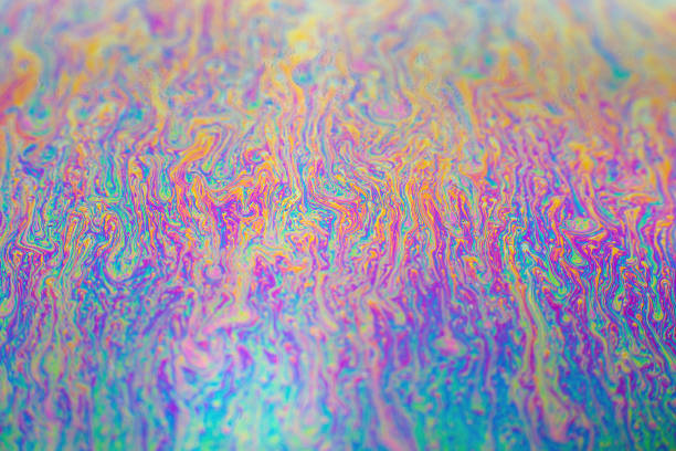 istock Abstract background texture of iridescent paints. Soap bubble 1334266344
