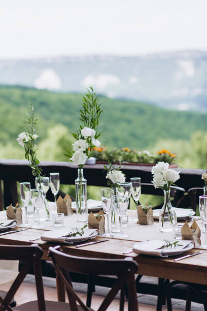 istock Boho wedding table for a newlywed banquet. 1334267014