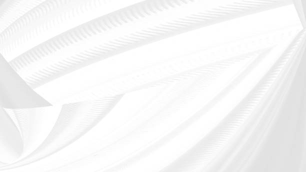 istock Clean fashion woven beautiful soft fabric abstract smooth curve shape decorative textile white background 1334267246