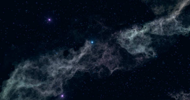 istock 3d rendering. Space background with nebula and stars. Unlimited space. 1334269590