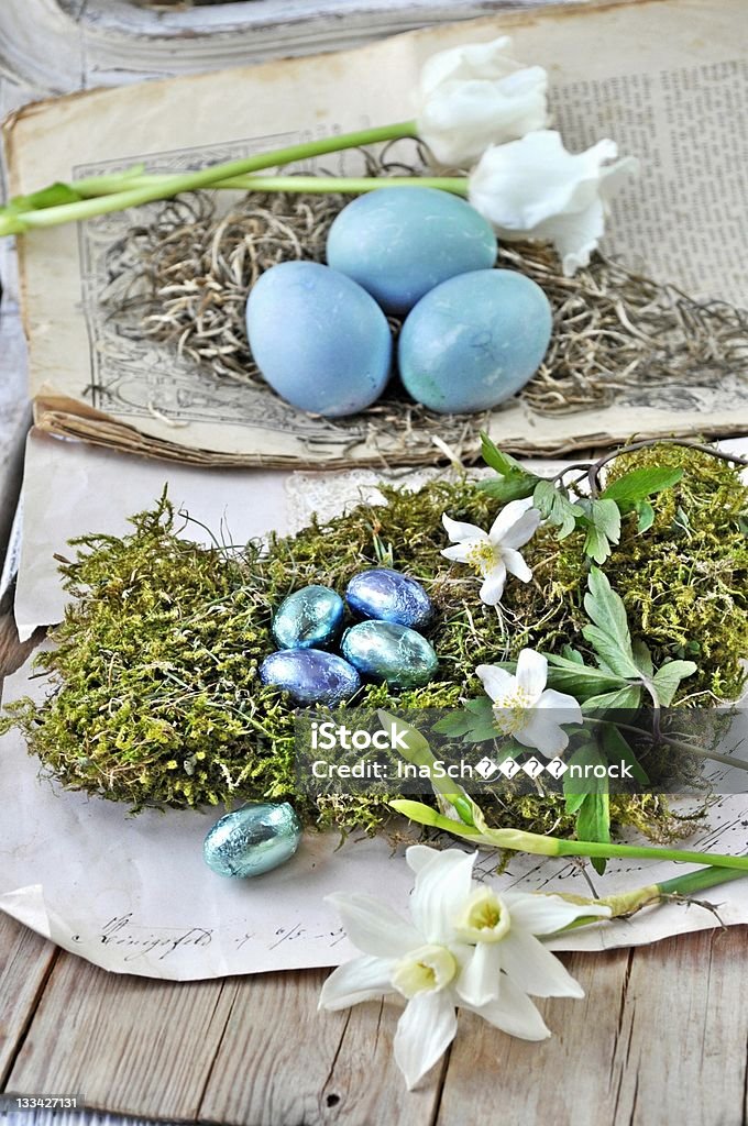 decoraion de Pâques - Photo de Blanc libre de droits