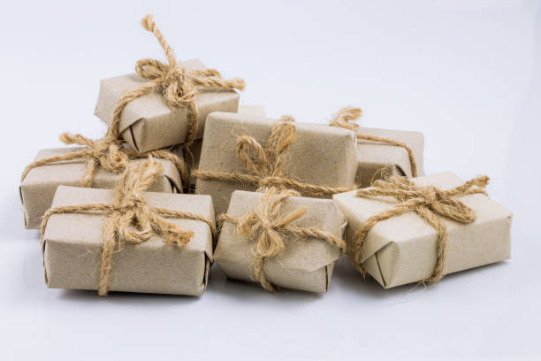 istock gift on a white background,Christmas gift boxes. Isolated on white background with copy space 1334280792