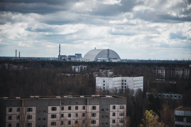 istock Reactor Sarcophagus in the Chernobyl Exclusion Zone 1334288586