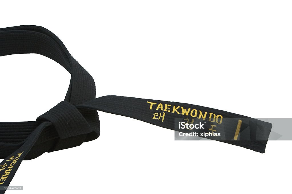 Taekwondo Cinto preto - Foto de stock de Taekwondo royalty-free