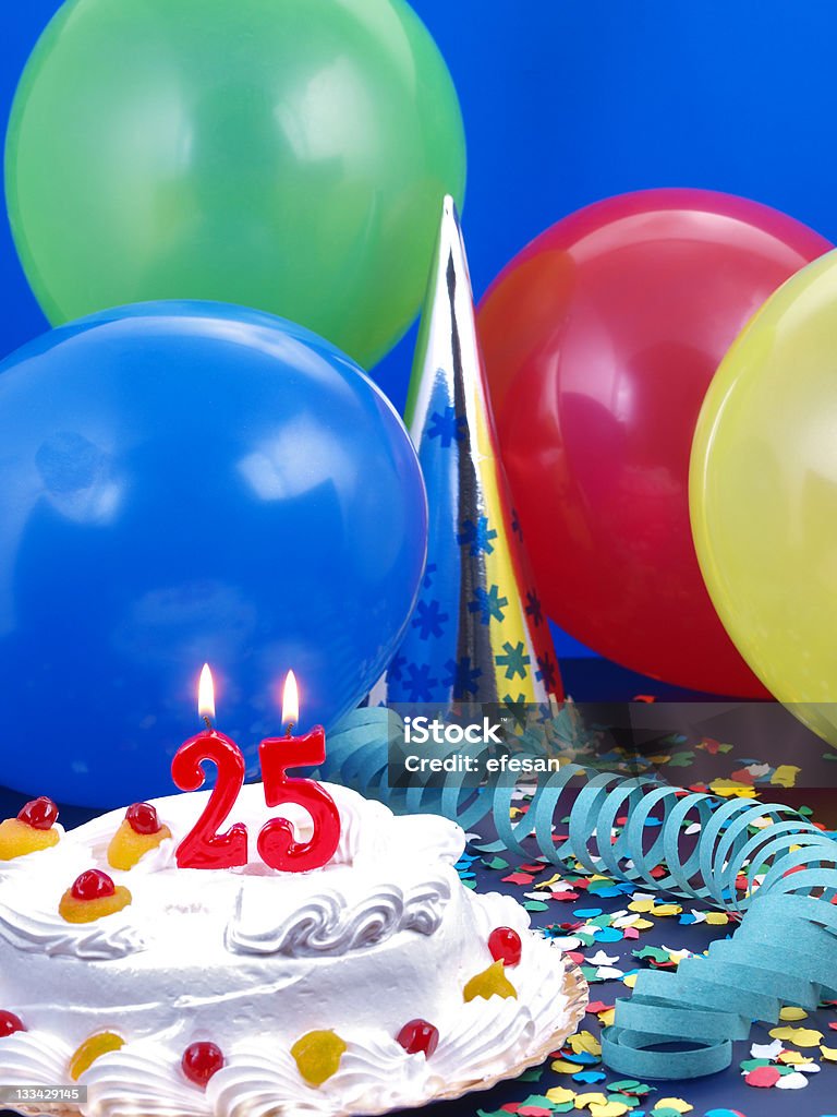 25 th. Aniversário especial - Royalty-free Aniversário de 25 anos Foto de stock