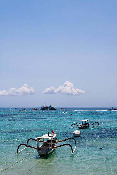 istock Fishing boats on Paradise island 133429227