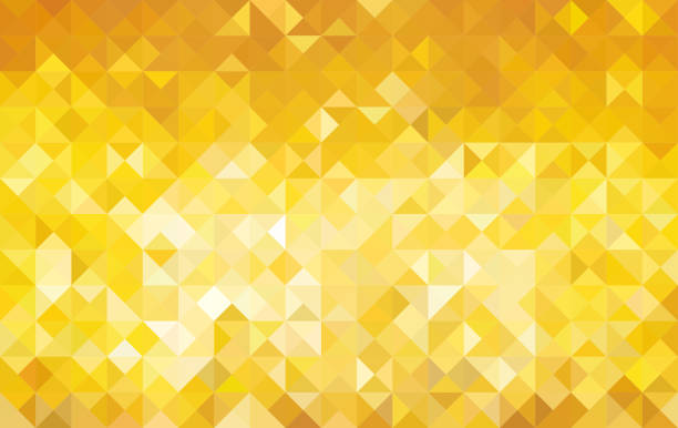 geometrisches abstraktes muster gold. - triangel stock-grafiken, -clipart, -cartoons und -symbole